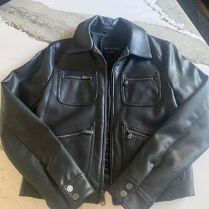 Banana Republic Vegan Leather Jacket